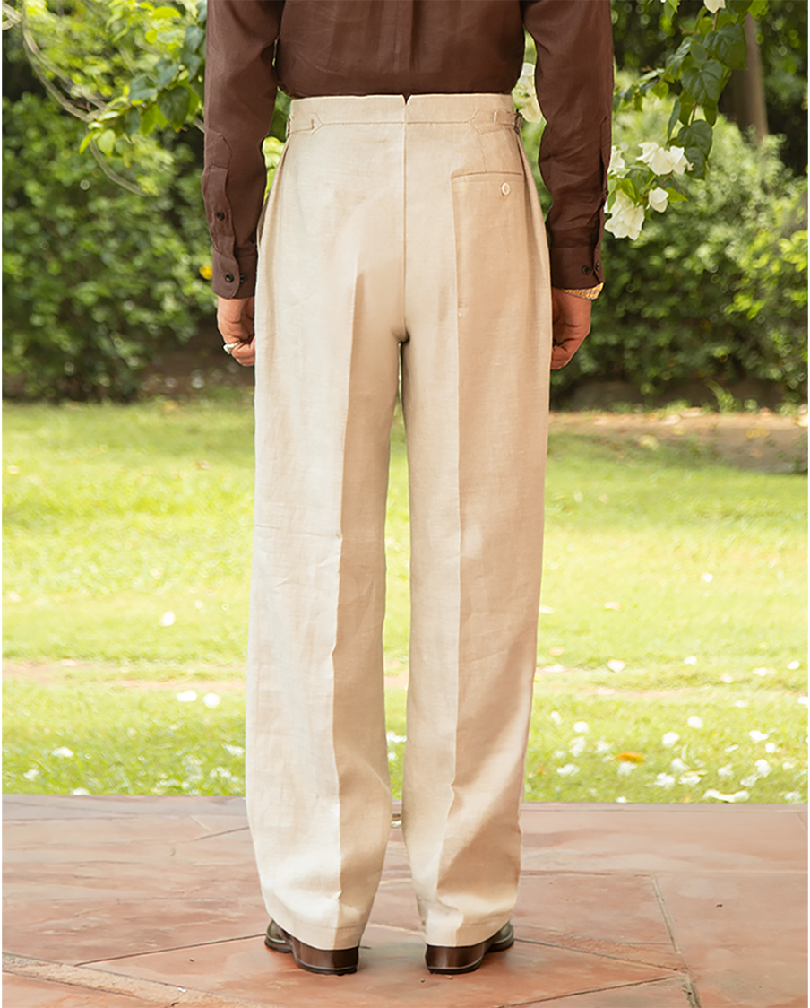 The Belmont Trouser Natural Sand