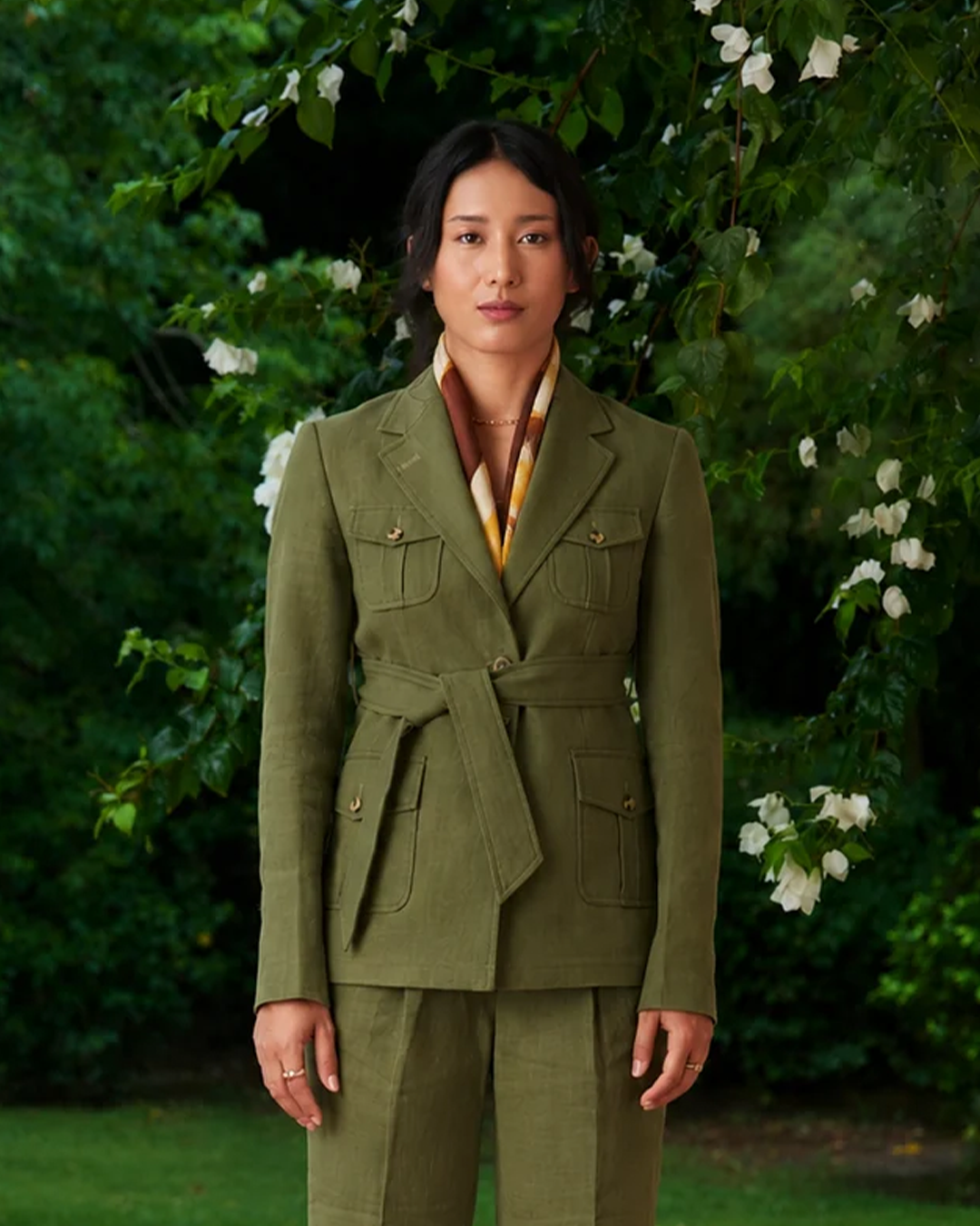 The Amalfi Jacket Olive Grove