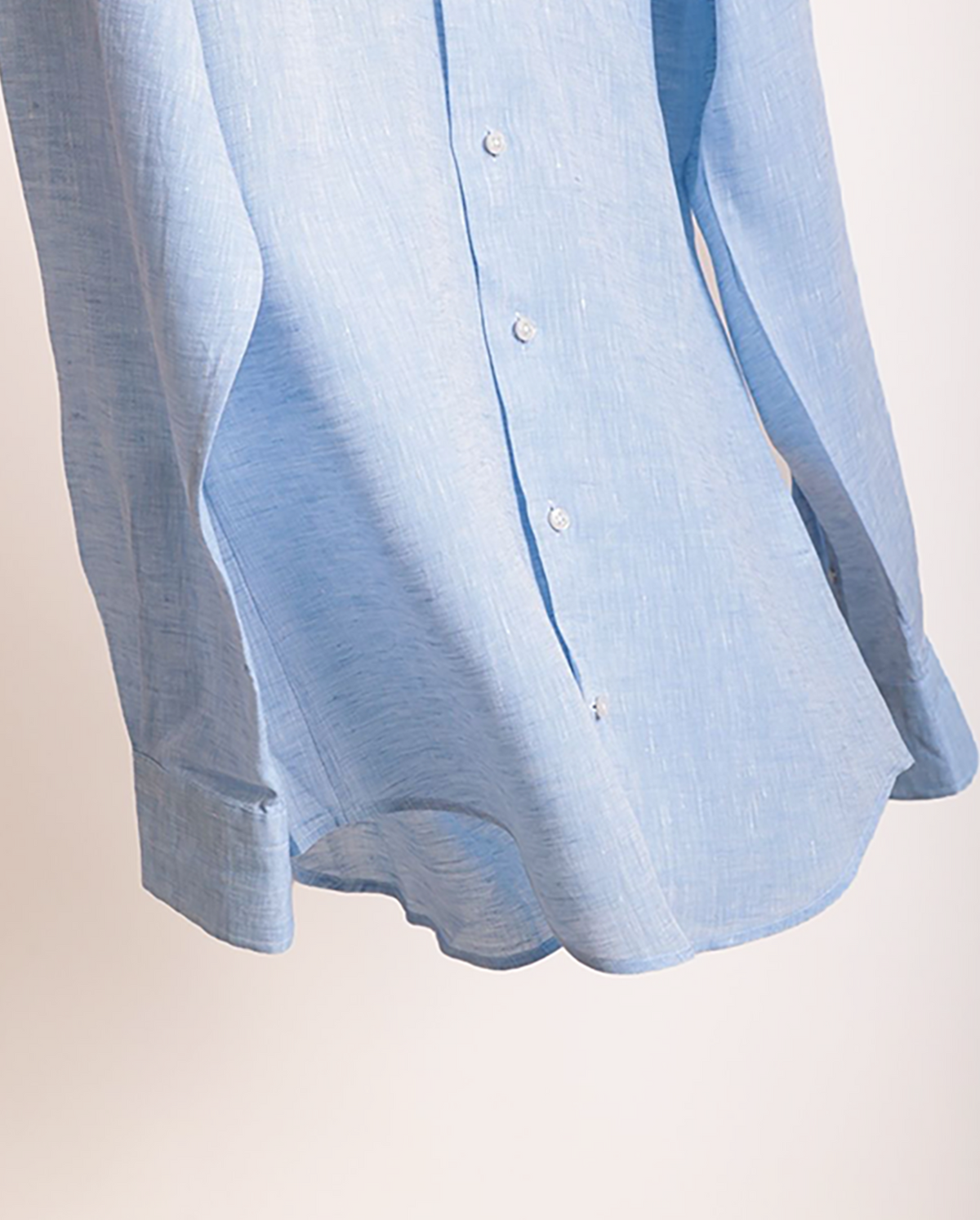 The Riviera Linen Shirt Sky Mist