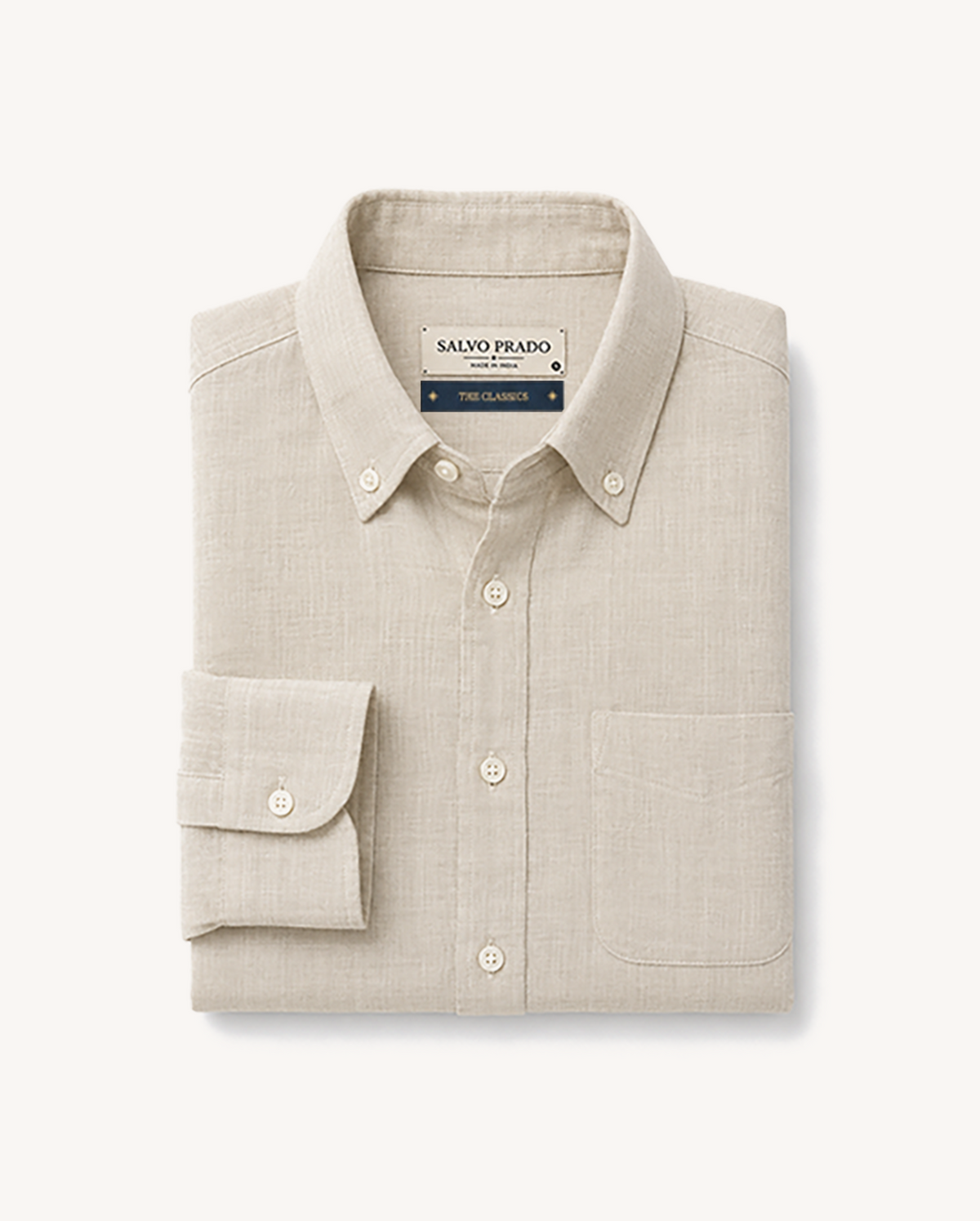 The Riviera Linen Shirt Natural Sand