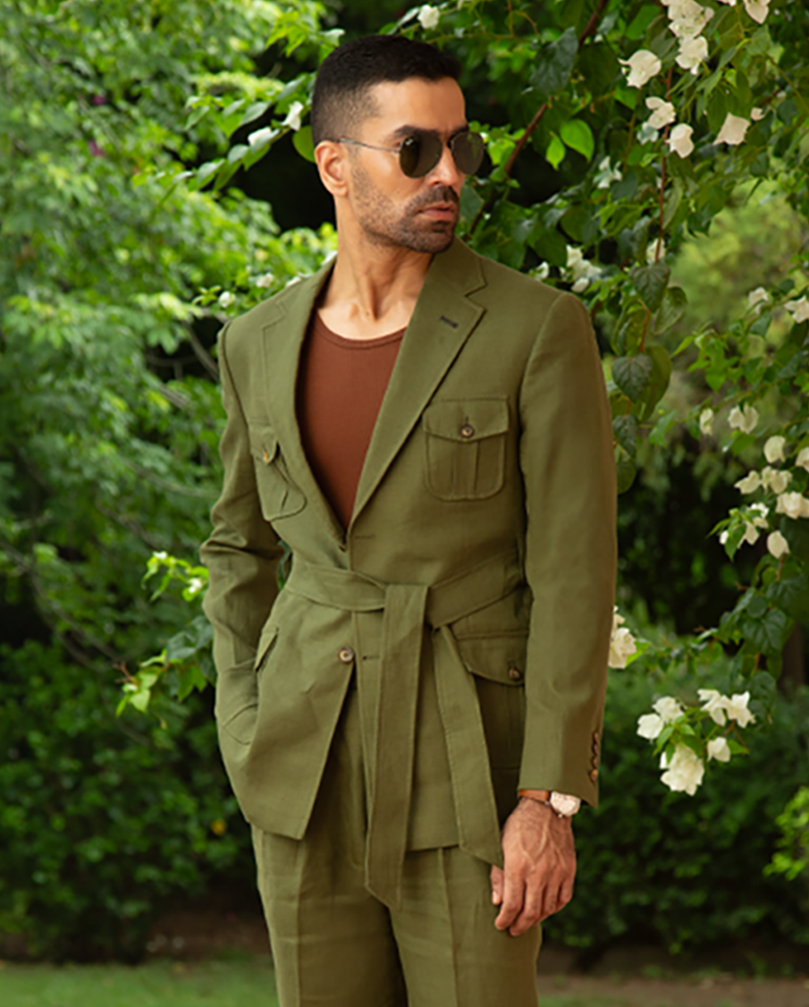 The Belvedere Jacket Olive Grove