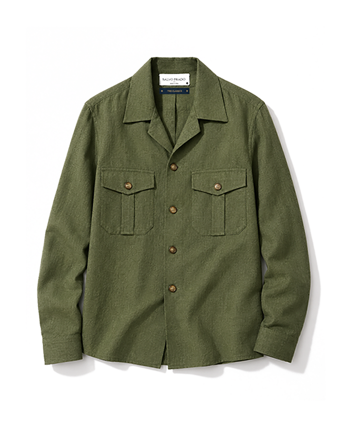 The Belvedere Shirt Olive Grove