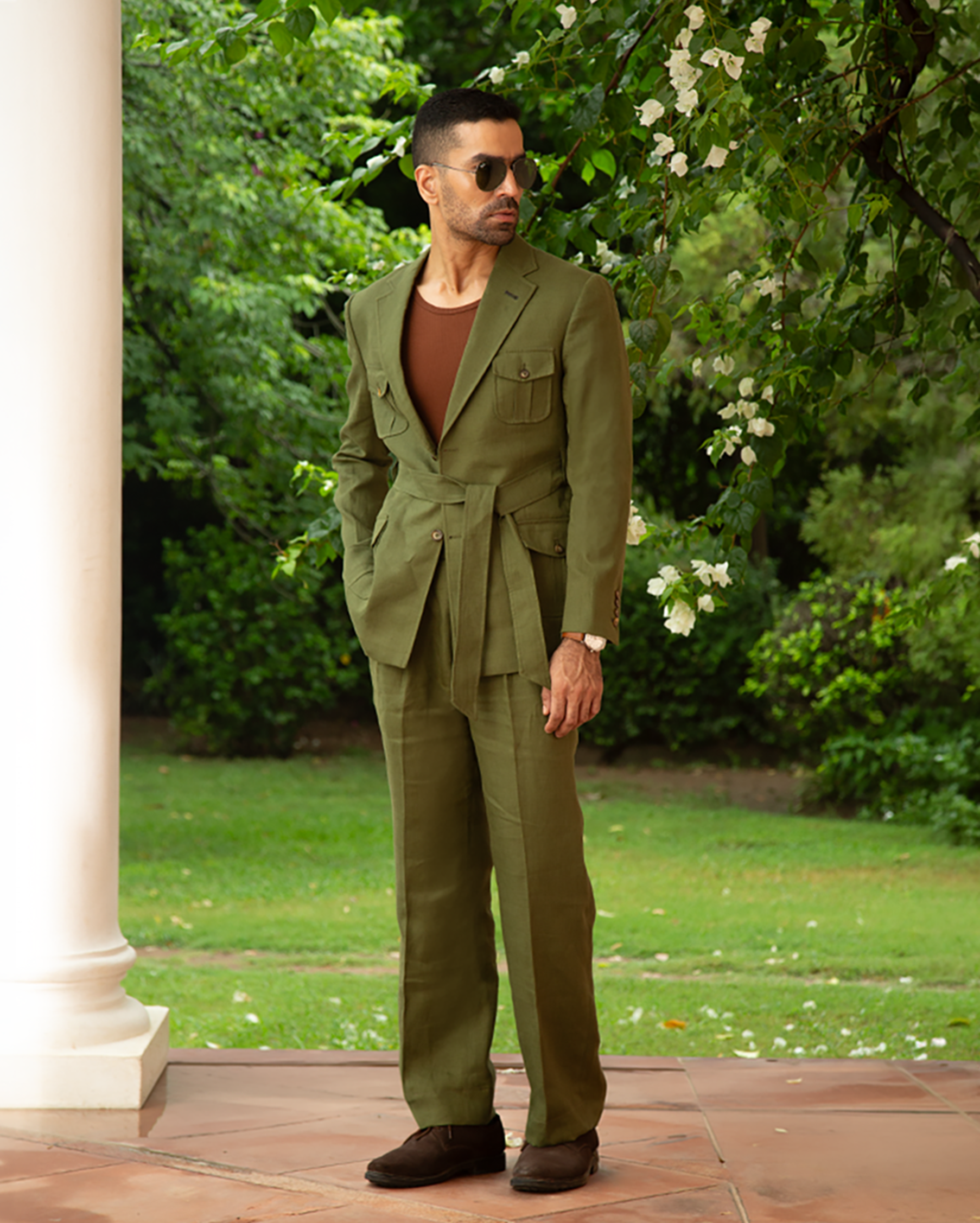 The Belvedere Jacket Olive Grove