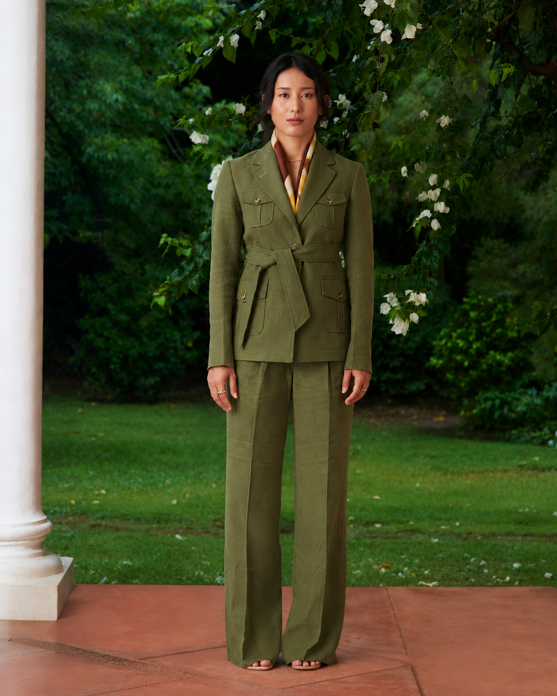 The Amalfi Jacket Olive Grove