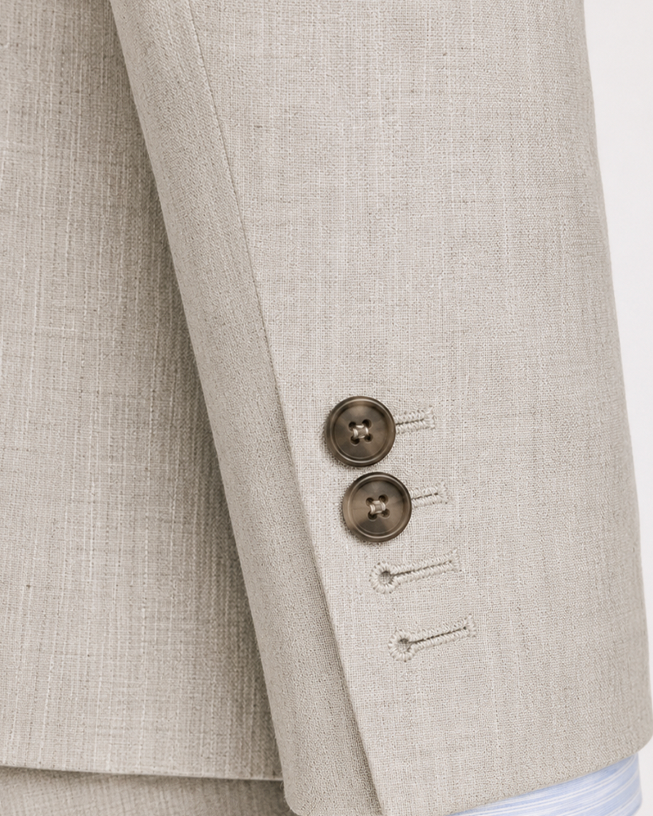 The Valentina Blazer Natural Sand