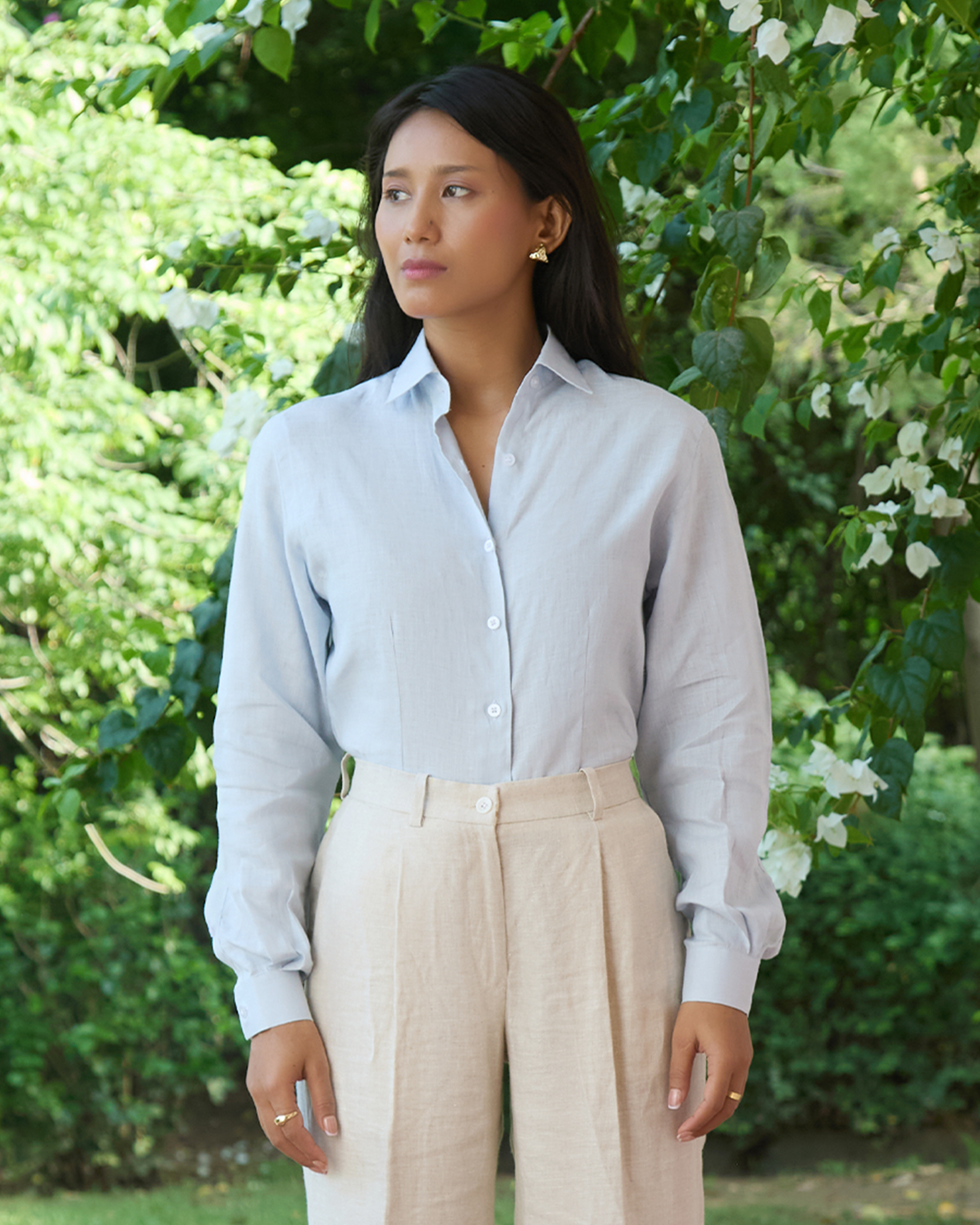 The Alessia Shirt Sky Mist