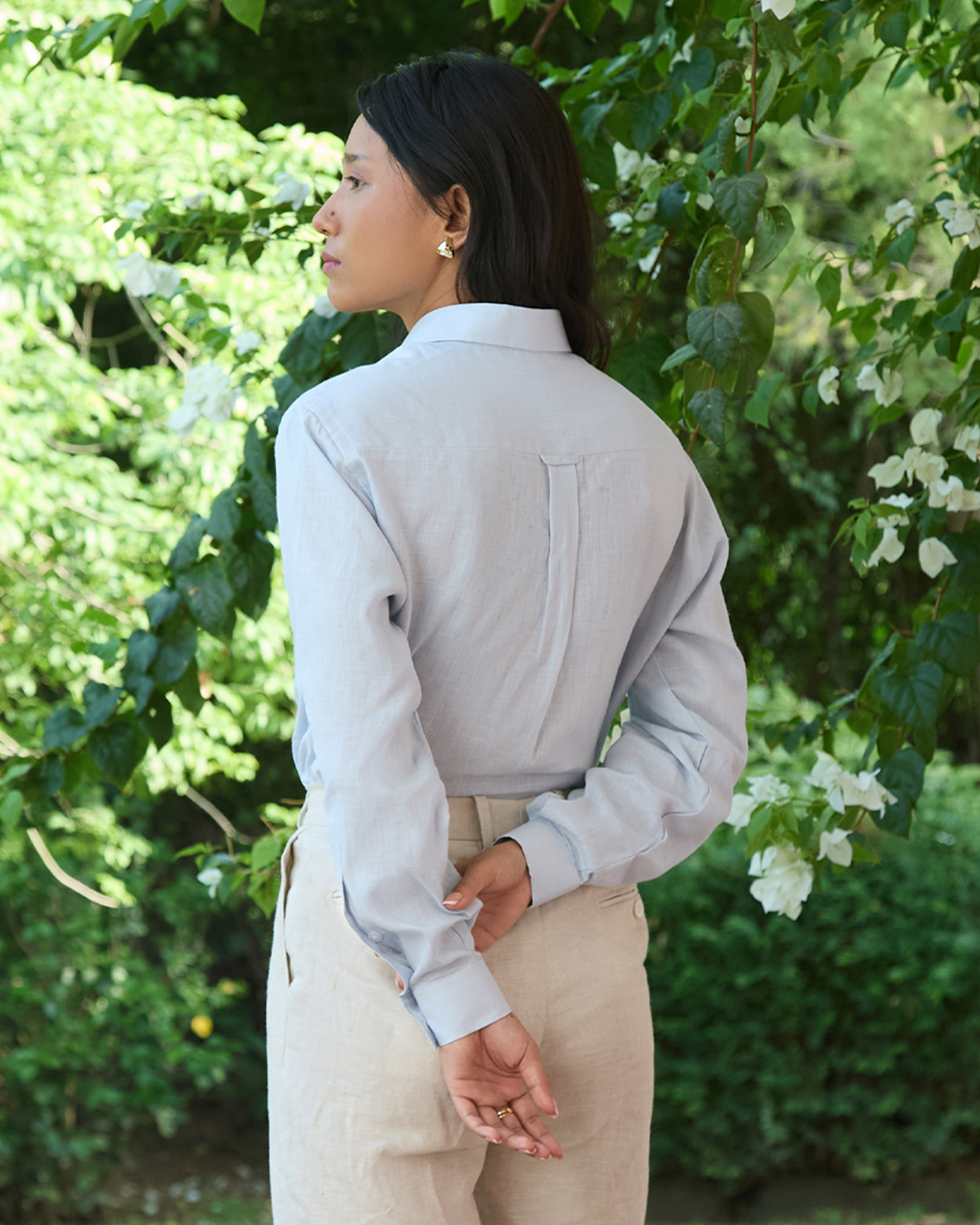 The Alessia Shirt Sky Mist