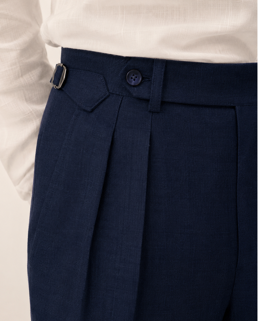 The Belmont Trouser Obsidian Blue