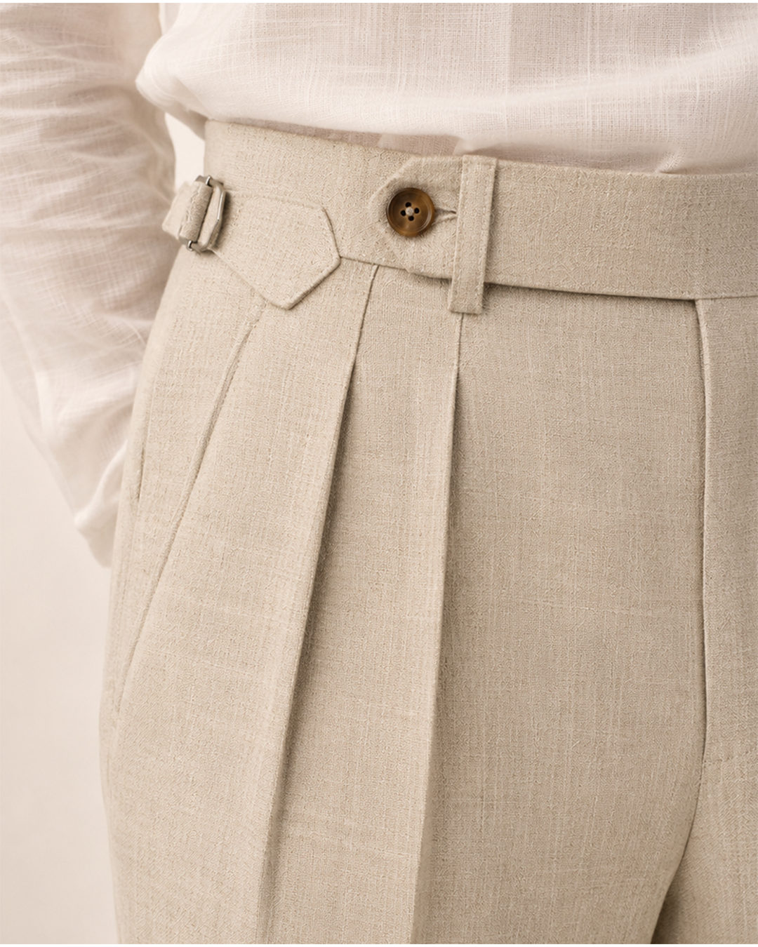 The Bianca Trouser Natural Sand