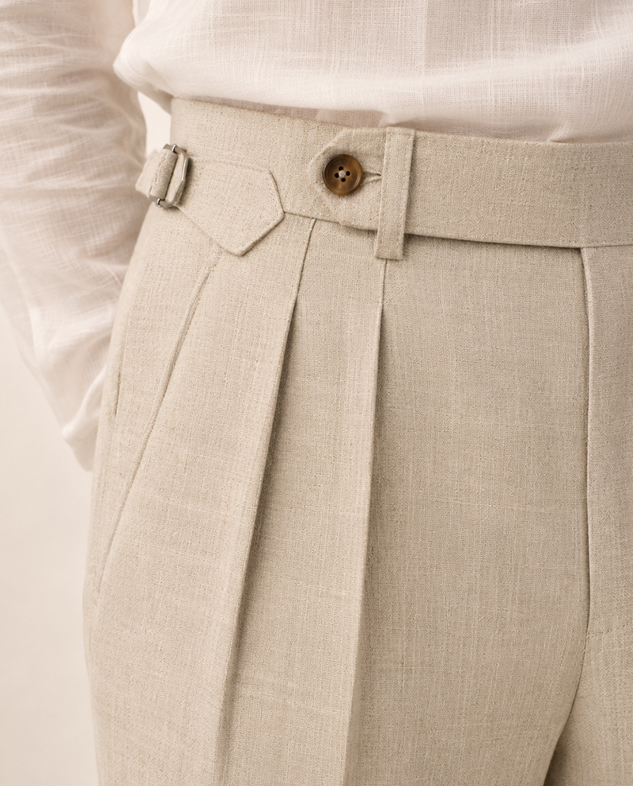 The Belmont Trouser Natural Sand