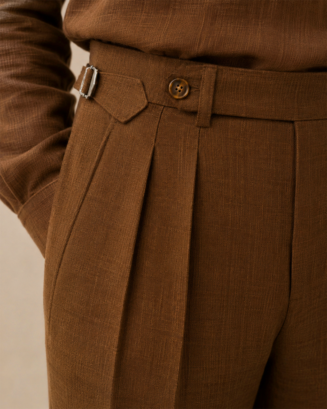 The Bianca Trouser Walnut Brown