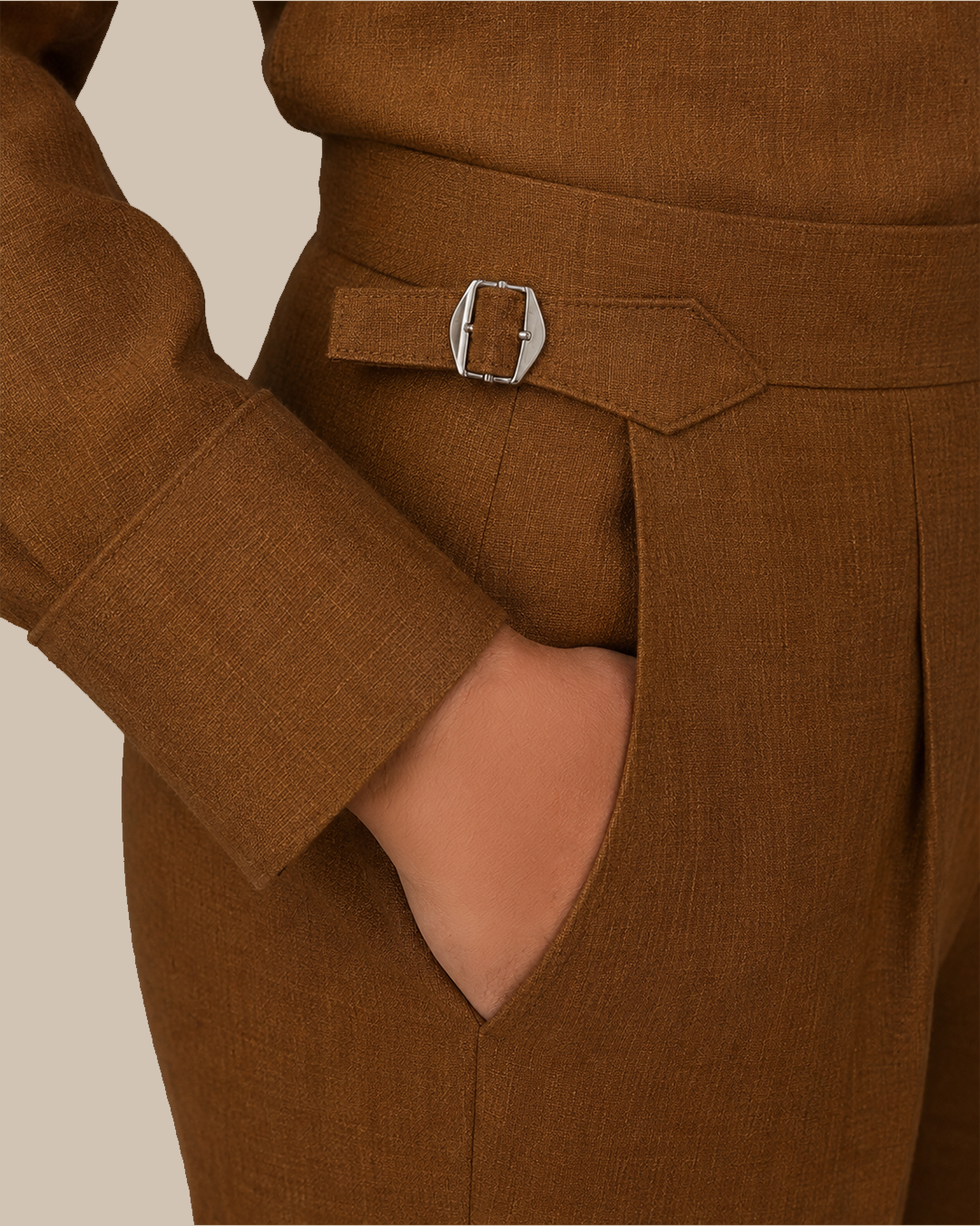 The Bianca Trouser Walnut Brown