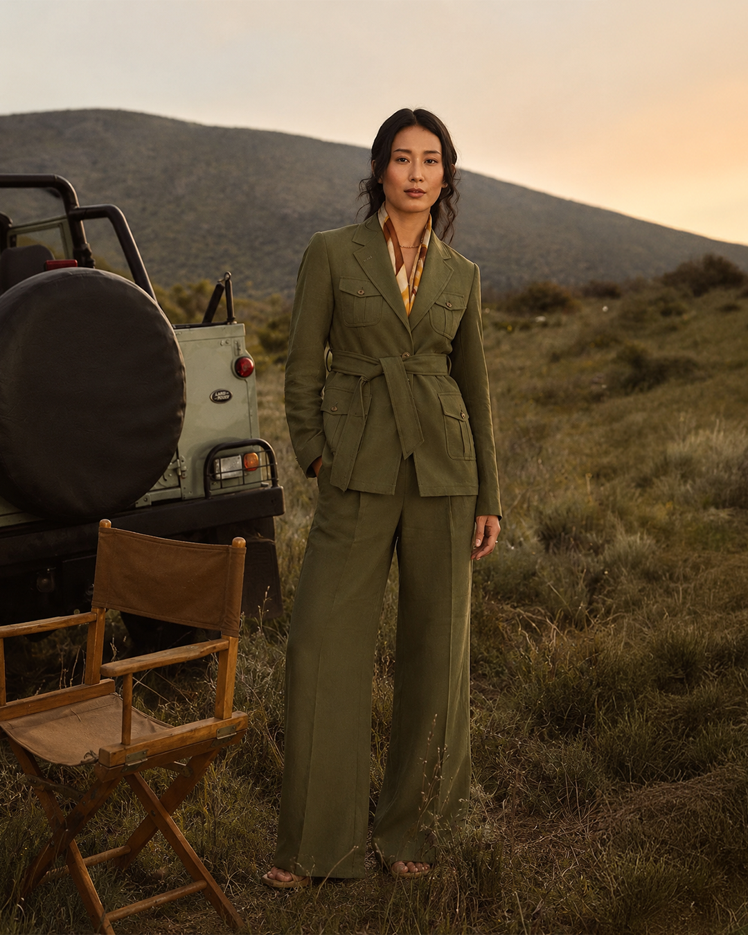 The Amalfi Jacket Olive Grove