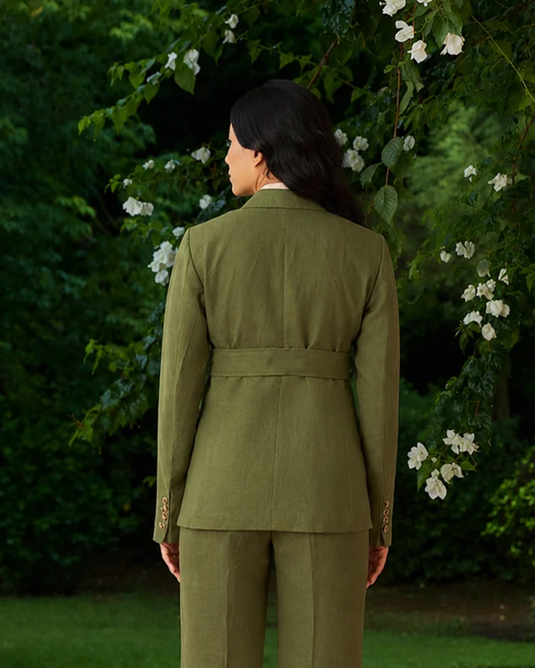 The Amalfi Jacket Olive Grove