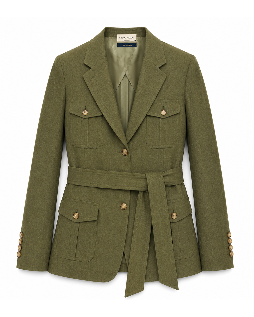 The Amalfi Jacket Olive Grove
