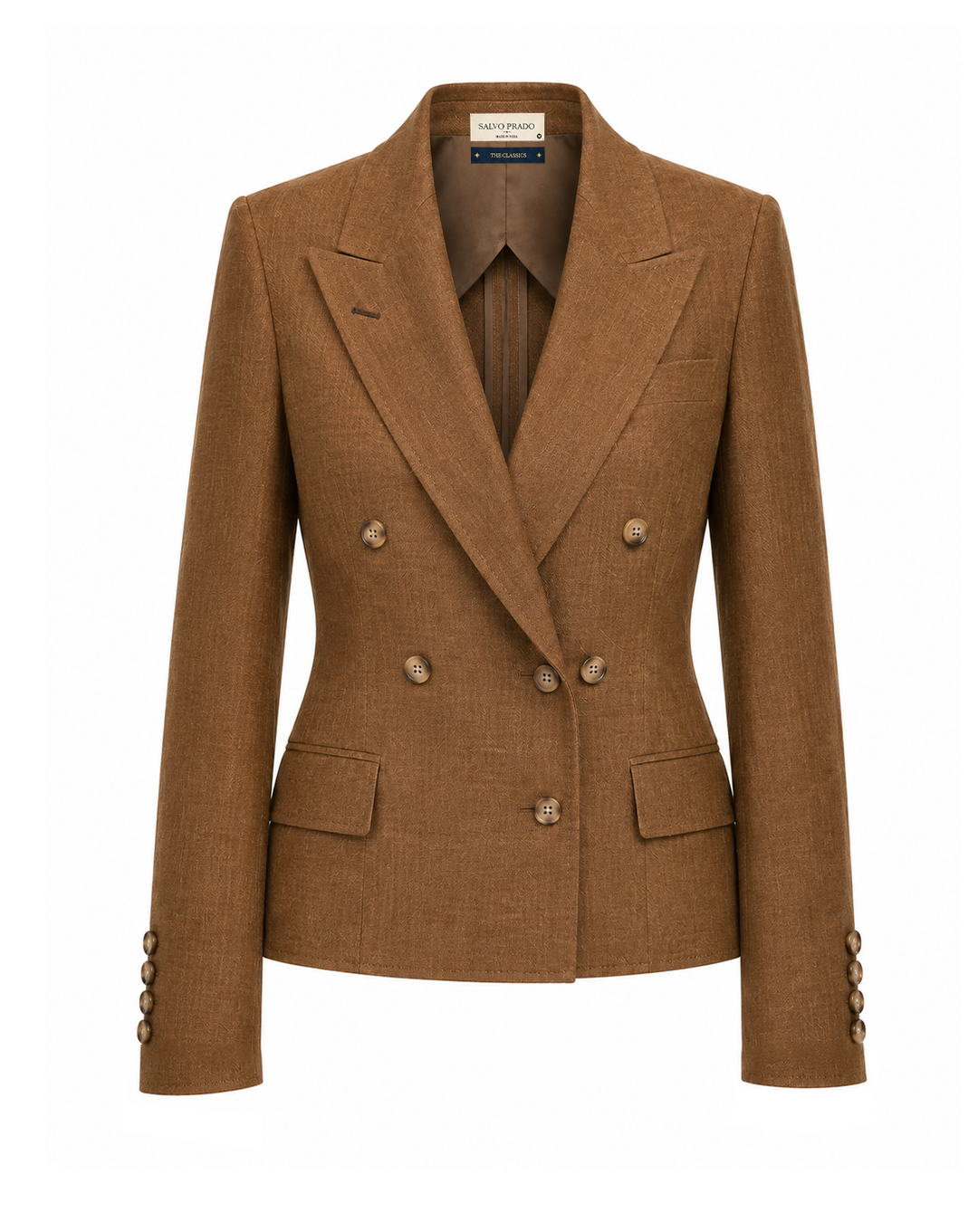The Valentina Blazer Walnut Brown