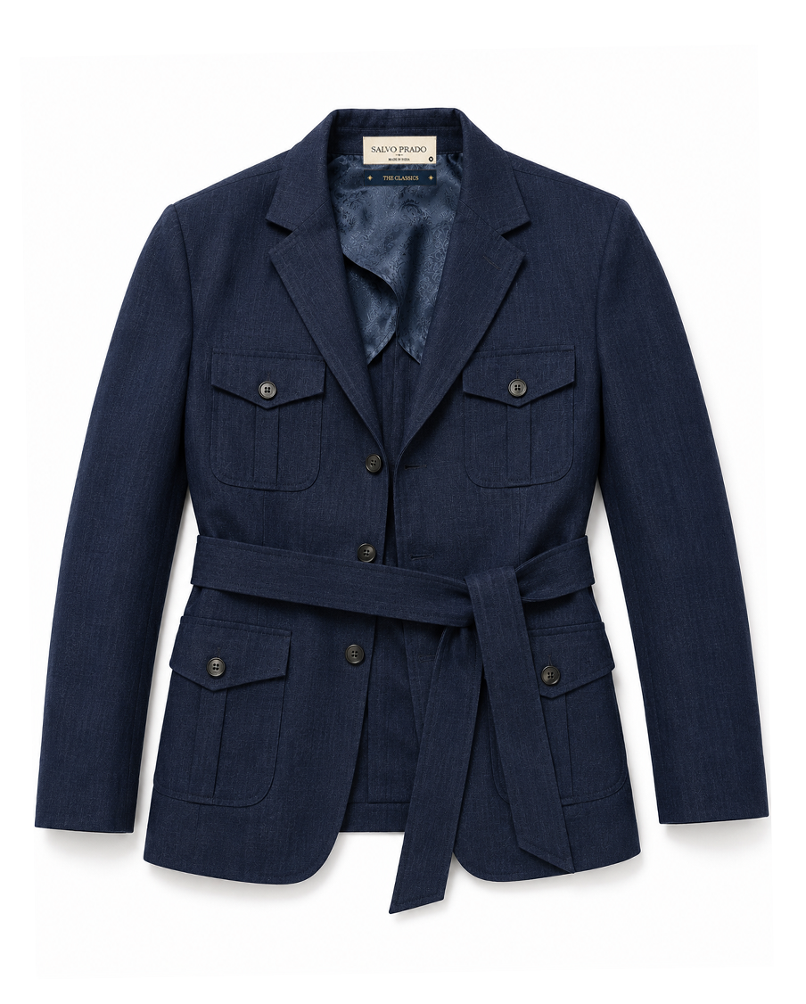 The Belvedere Jacket Osbidian Blue