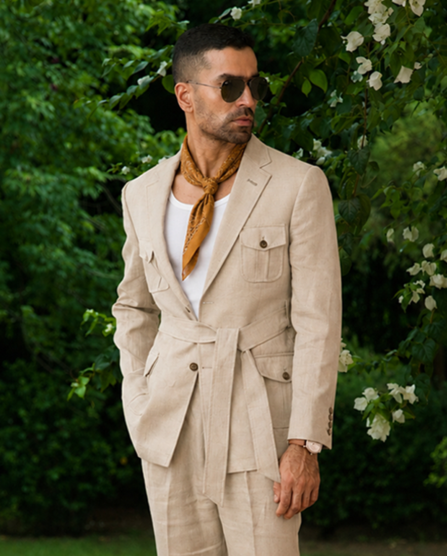 The Belvedere Jacket Natural Sand