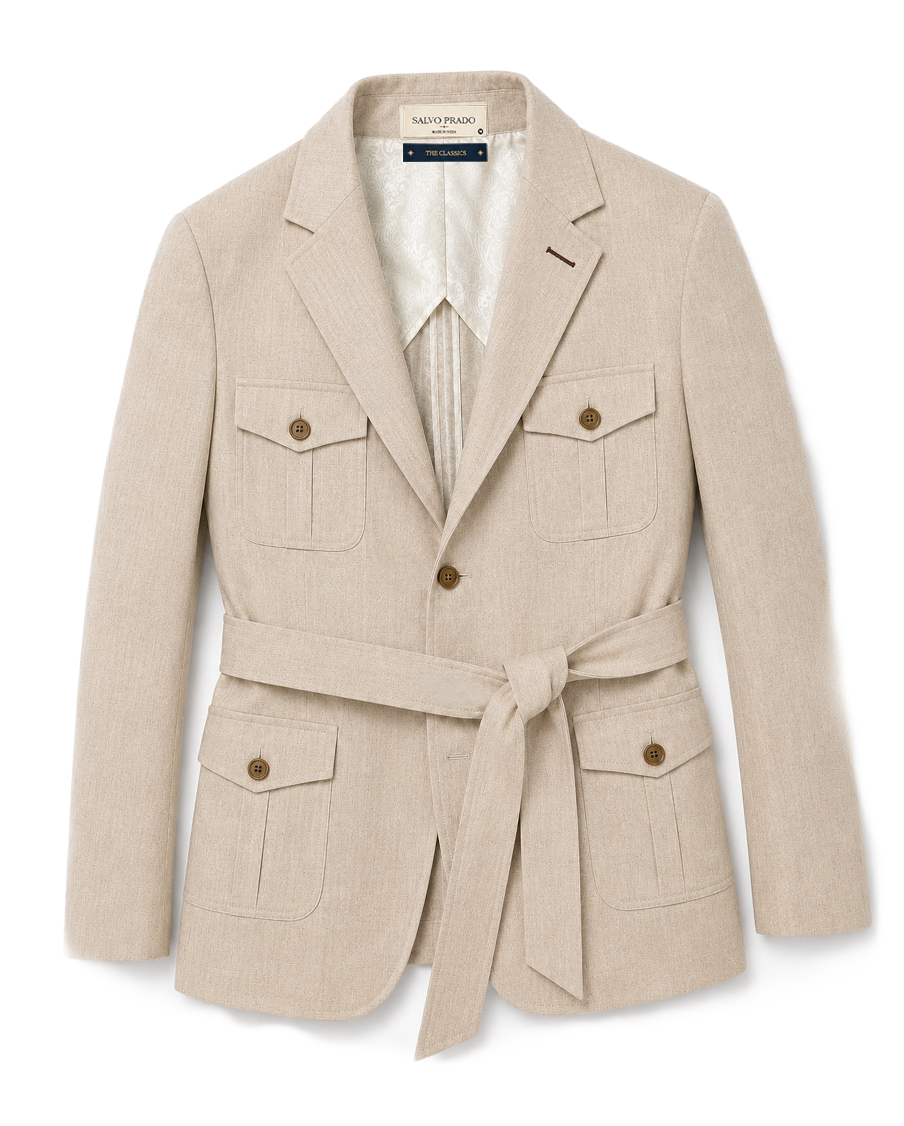 The Belvedere Jacket Natural Sand