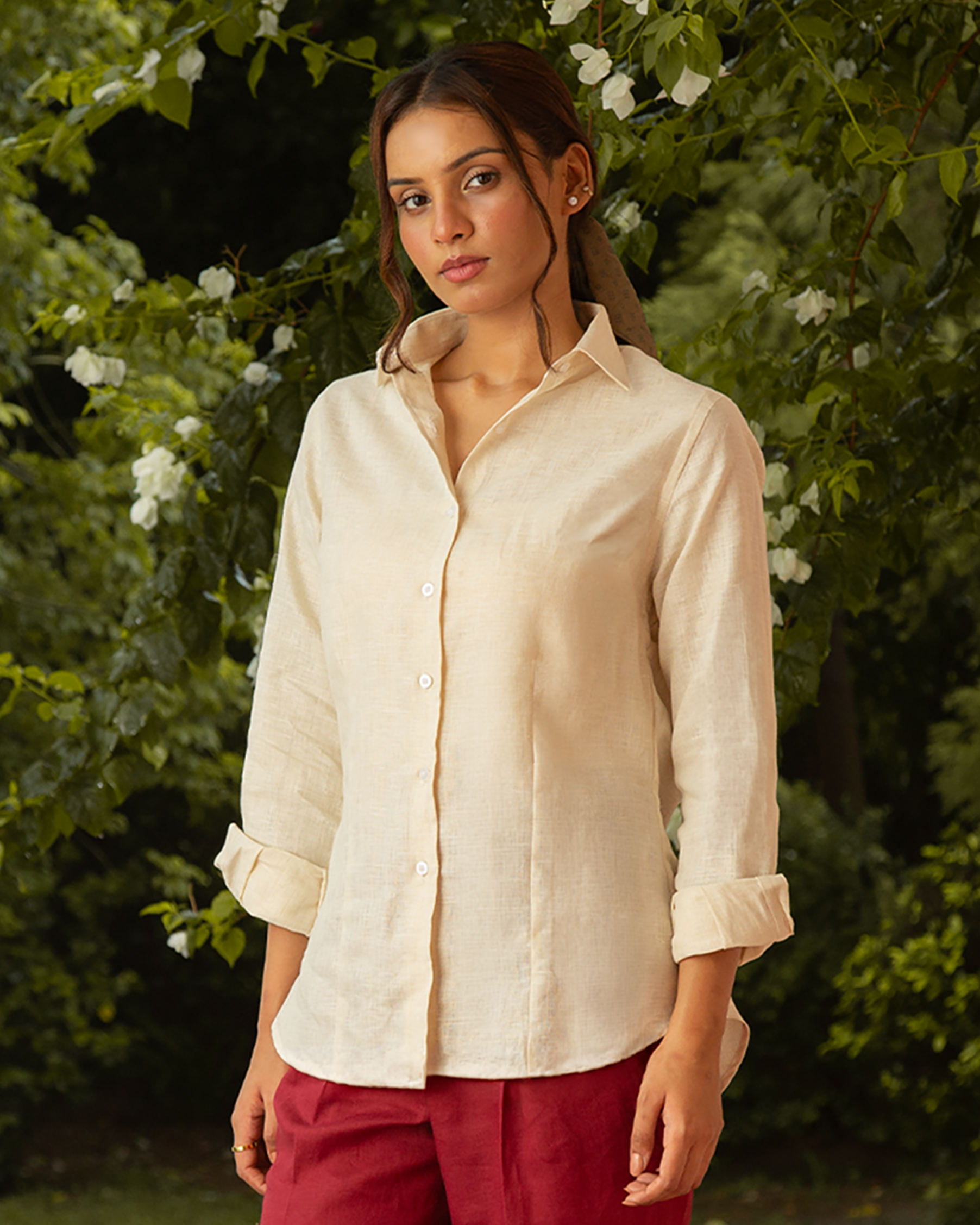 The Alessia Shirt Natural Sand