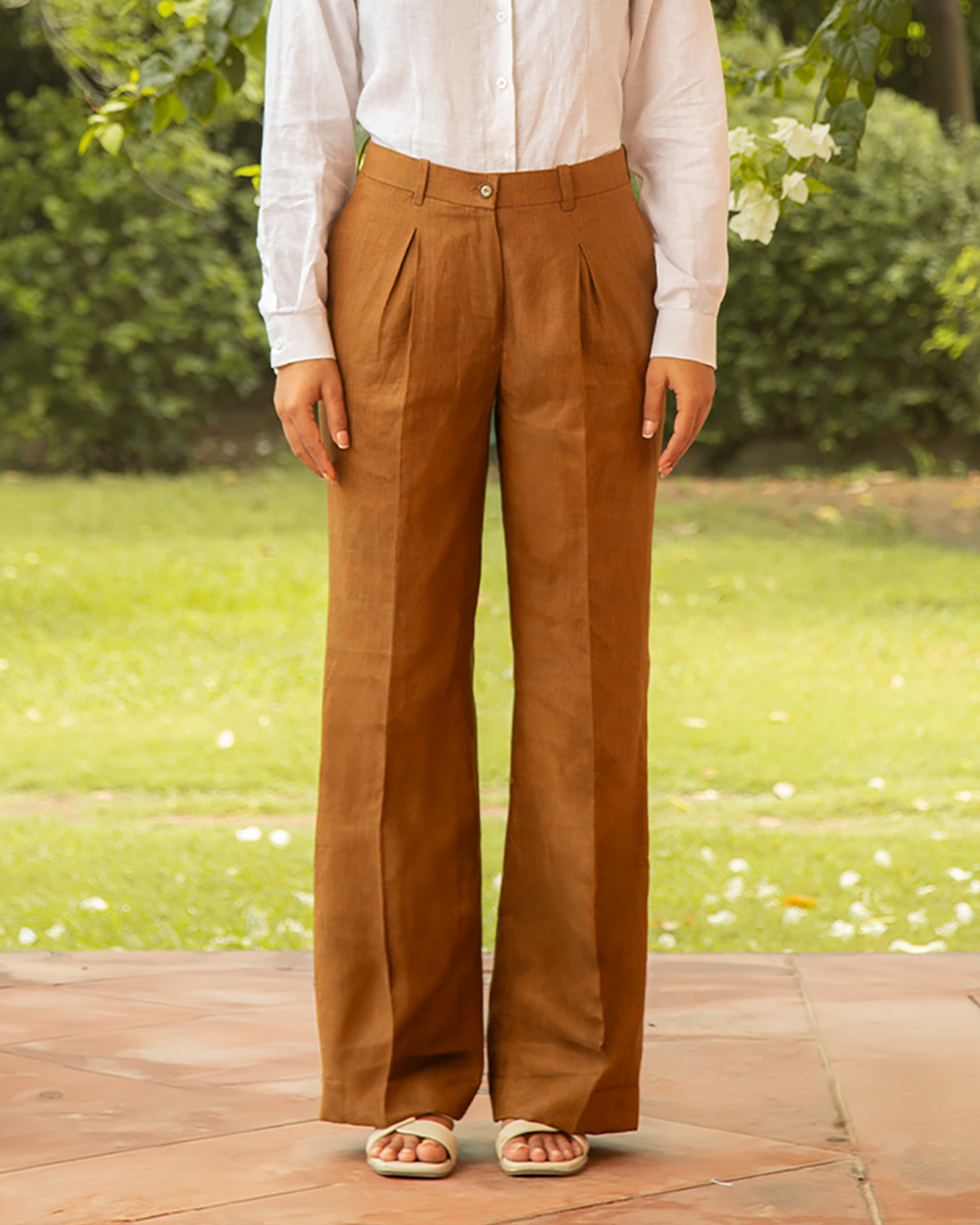 The Bianca Trouser Walnut Brown