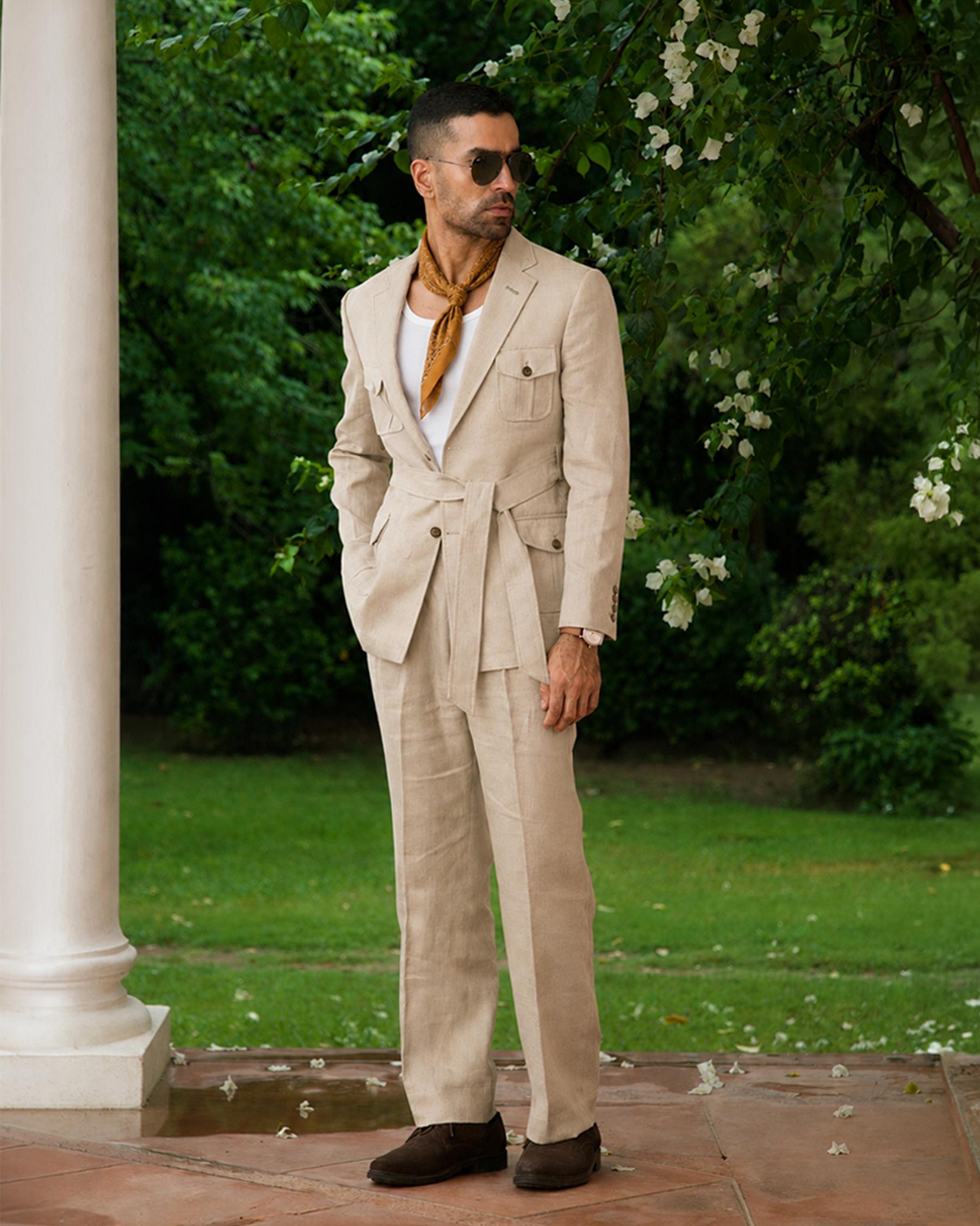 The Belvedere Jacket Natural Sand