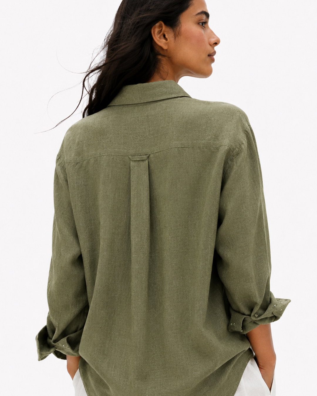 The Alessia Shirt Olive Grove