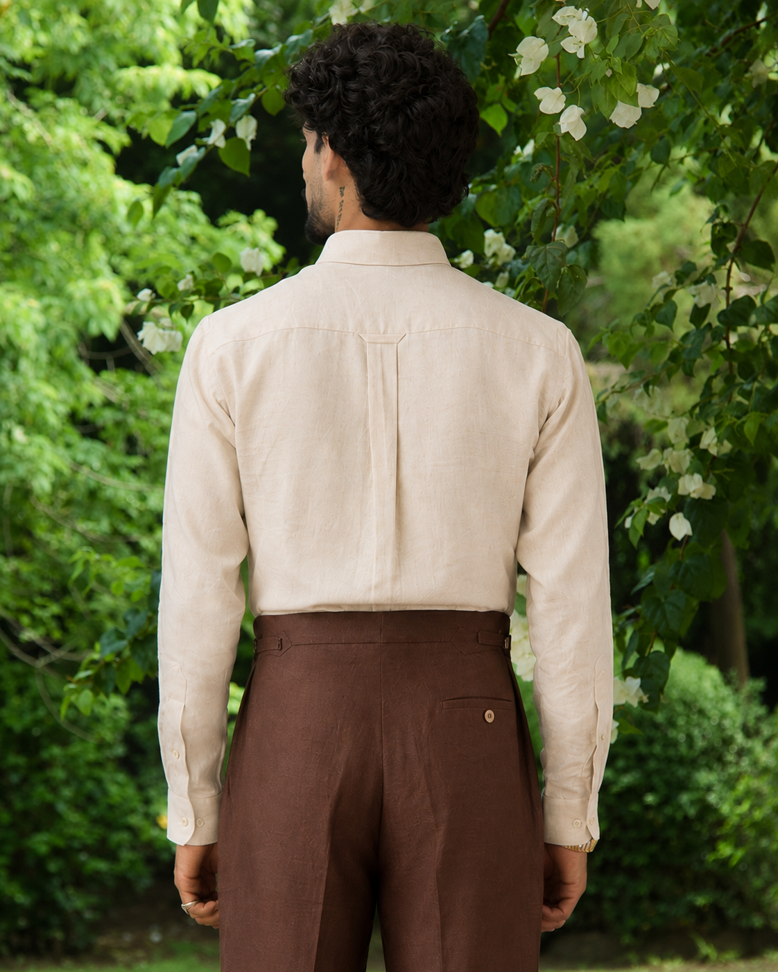 The Riviera Linen Shirt Natural Sand