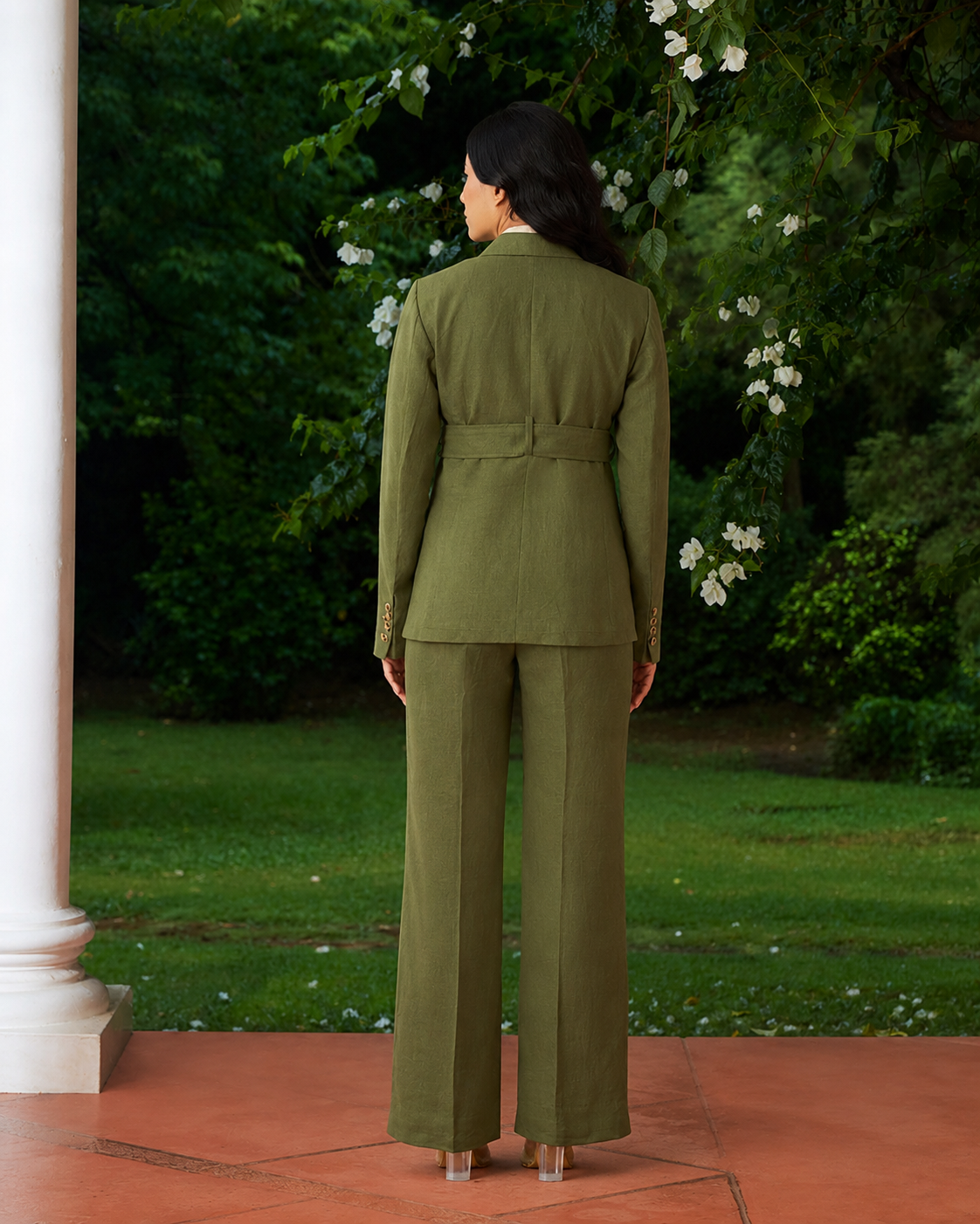 The Amalfi Jacket Olive Grove